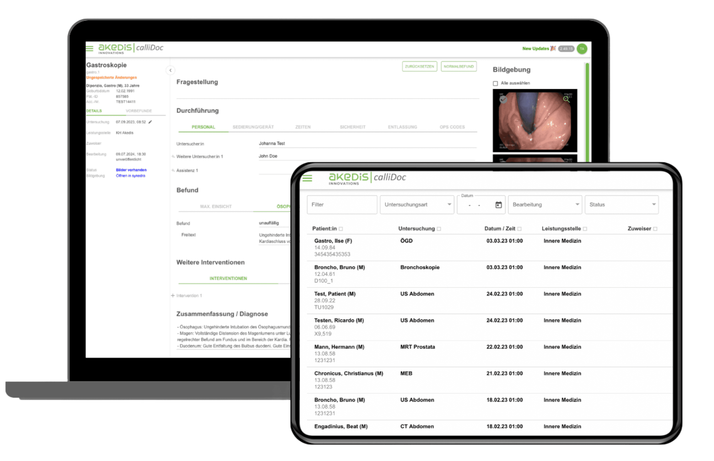 Digitalisierung der Befundung in Krankenhäusern